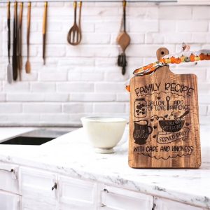 Family Recipe Cutting Board